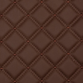2d - коврик в багажник(бизнес - Цвет: коричневый Нитки: коричневые)