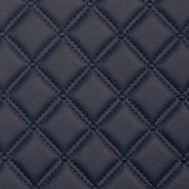 3d - коврик в багажник(бизнес - Цвет: синий Нитки: синие)
