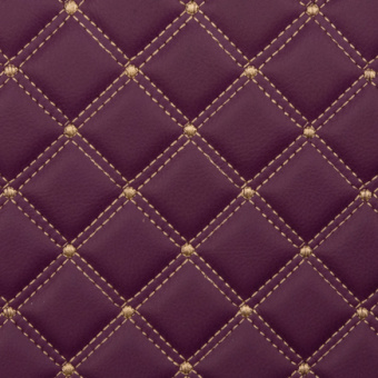 2d - коврик в багажник(бизнес - Цвет: фиолетовый Нитки: бежевые)